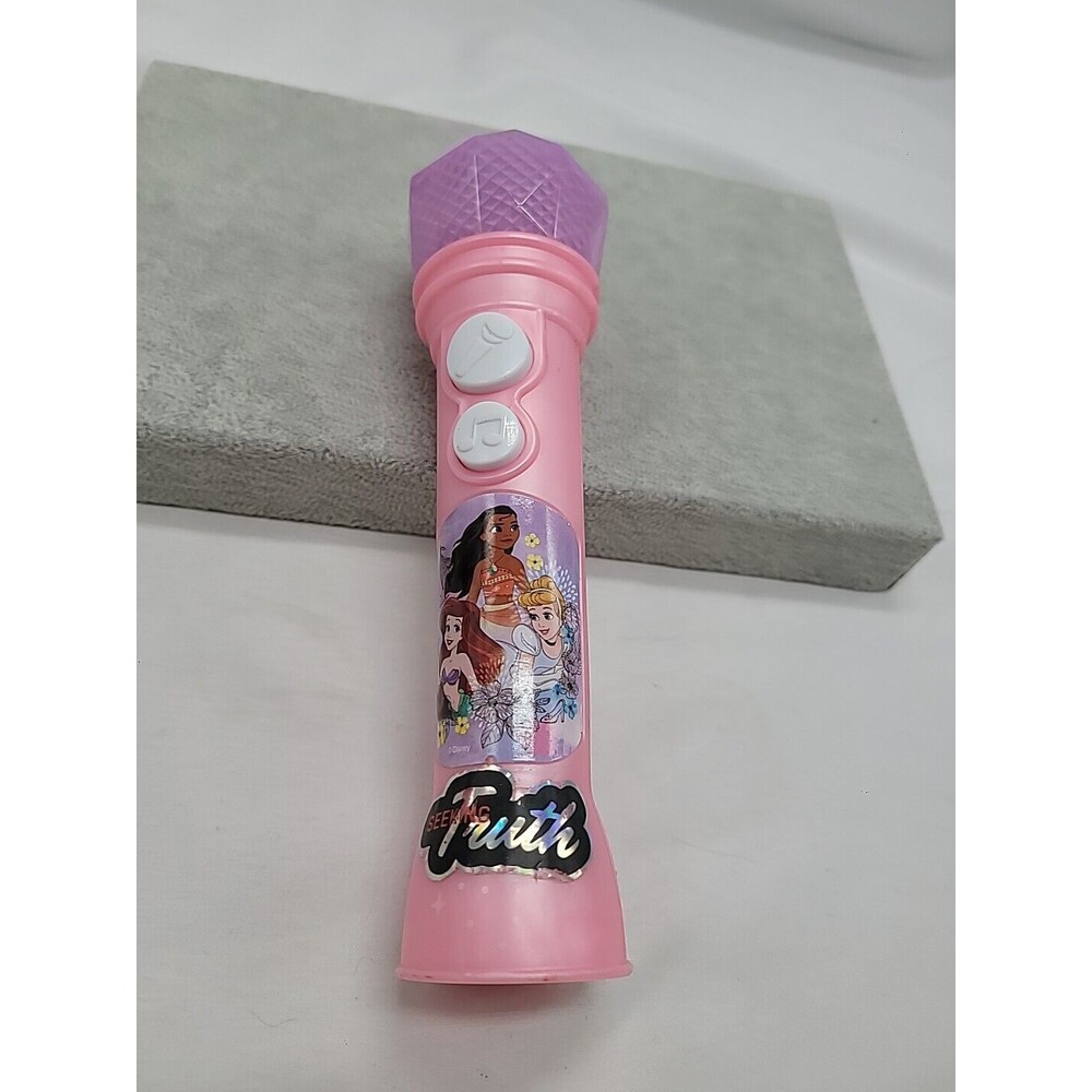 Disney Princess Toy Microphone for Kids, Musical Toy  with Built-in Works